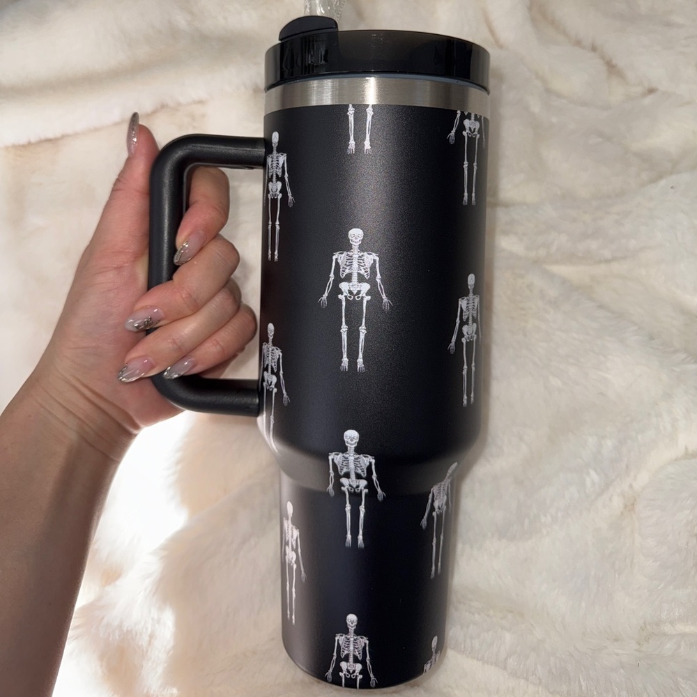 Goth scene alt stainless steel 40oz water jug tumbler mug